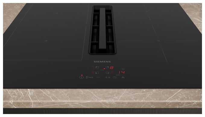 60 cm Induktionskochfeld 4 Kochzonen mit integriertem Dunstabzug iQ300 ED601BS16E autarkes 