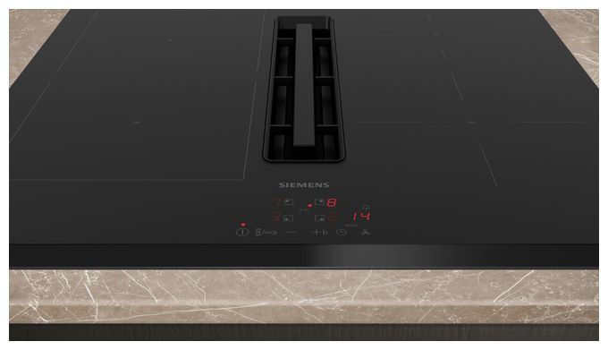 60 cm Induktionskochfeld 4 Kochzonen mit integriertem Dunstabzug iQ300 ED651BS16E autarkes 
