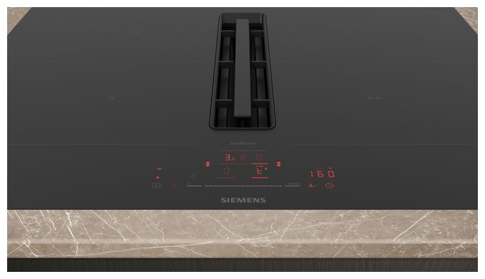 70 cm Induktionskochfeld 4 Kochzonen mit integriertem Dunstabzug iQ500 ED707HQ26E autarkes 