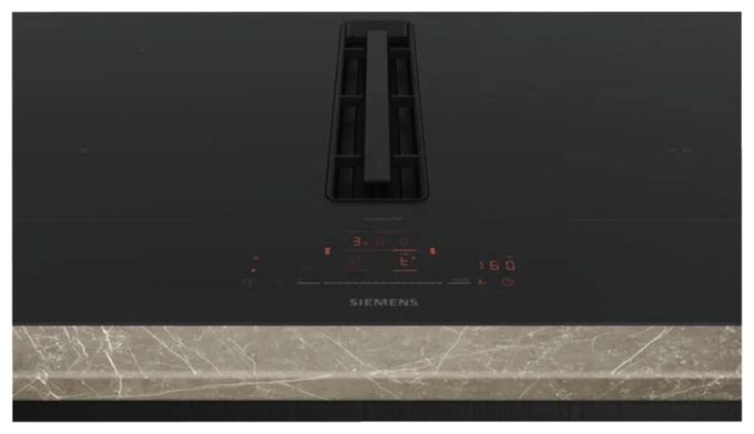 80 cm Induktionskochfeld 4 Kochzonen mit integriertem Dunstabzug iQ500 ED877HGA6 (ED877HQ26E + HZ9VDSB4) autarkes 