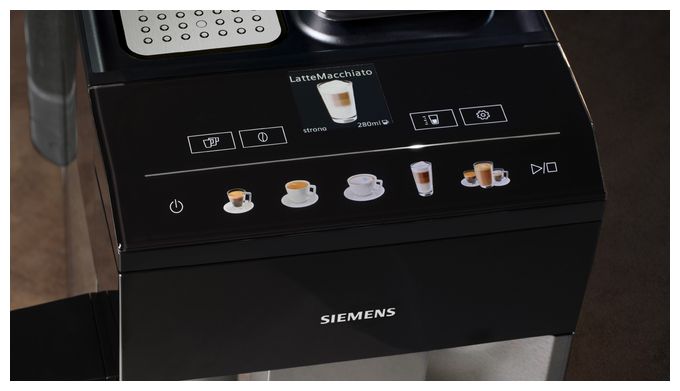 Kaffeevollautomat 15 bar 1,9 l 270 g  EQ500 TQ517D03 (Schwarz, Edelstahl) 