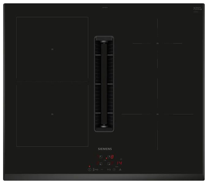 Backofen-Set groß mit autarkem 60 cm Induktions Kochfeld EQ526EA6BZ (HB237GBB3 + ED651BS16E) 