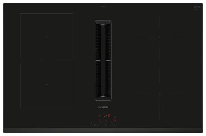 Backofen-Set groß AutoClean Ecoclean mit autarkem 80 cm Induktions Kochfeld EQ527EA6BZ (HB237GBB3 + ED851BS16E) 