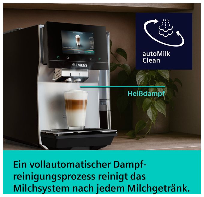 Kaffeevollautomat 19 bar 2,4 l 320 g  EQ700 TP725EM7 (Schwarz, Silber) 