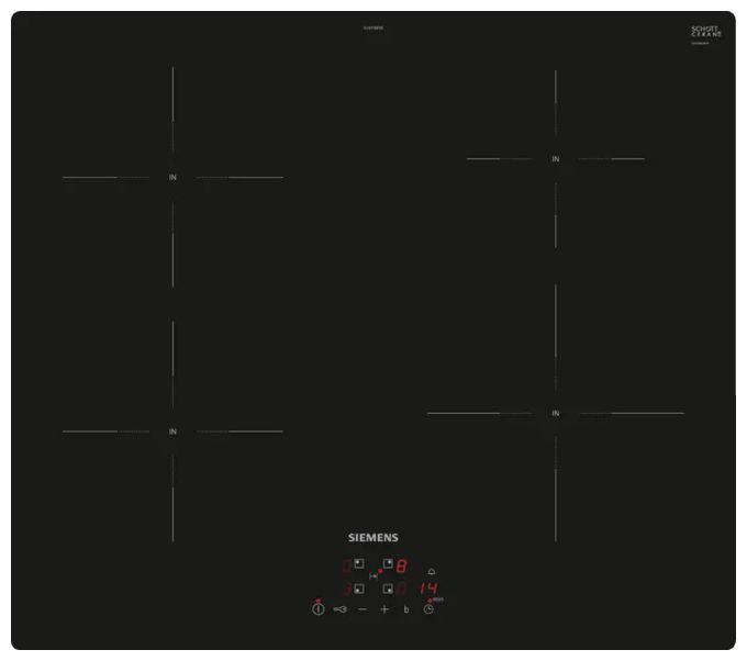 Backofen-Set normal mit autarkem 60 cm Induktions Kochfeld EQPOWER33I (HB013FBB1 + EU611BEB6E) 
