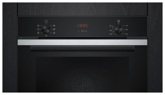 Einbaubackofen groß (Edelstahl) iQ300 HB213ABS3 