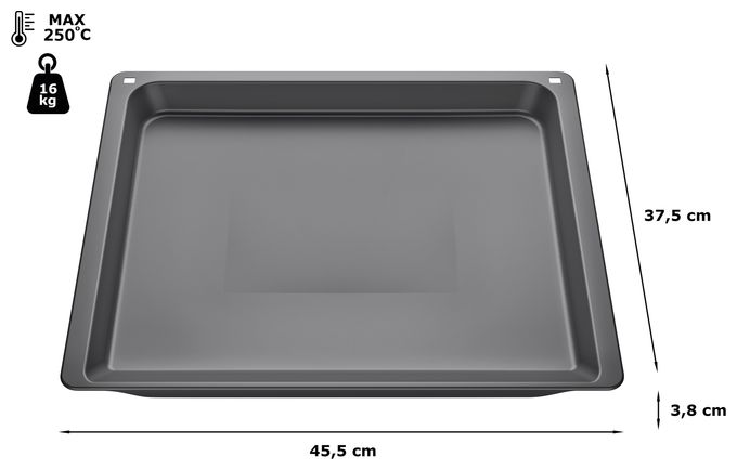 HZ532010 Universalpfanne 38 x 455 x 375 mm 