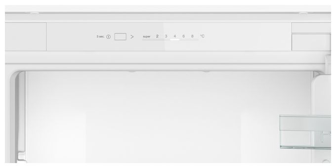 204 l 122,5 cm Einbaukühlschrank EEK: E 101 kWh Jahr iQ100 KI41RNSE0 Schlepptür 