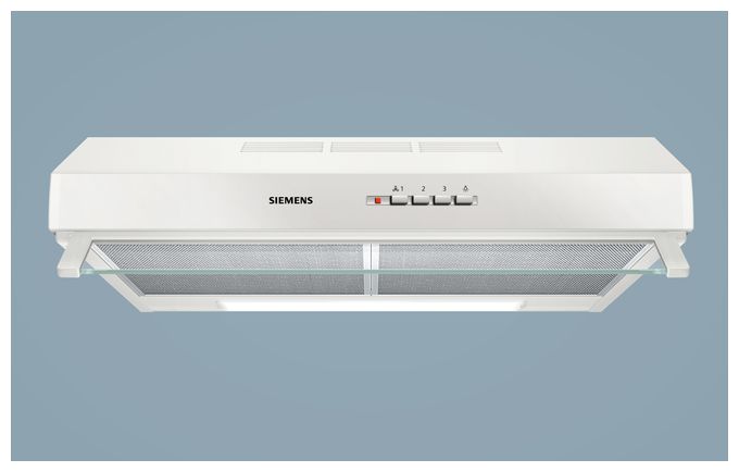 Abluft/Umluft Dunstabzugshaube/Esse Unterbau 60 cm (Weiß) iQ100 LU63LCC20 