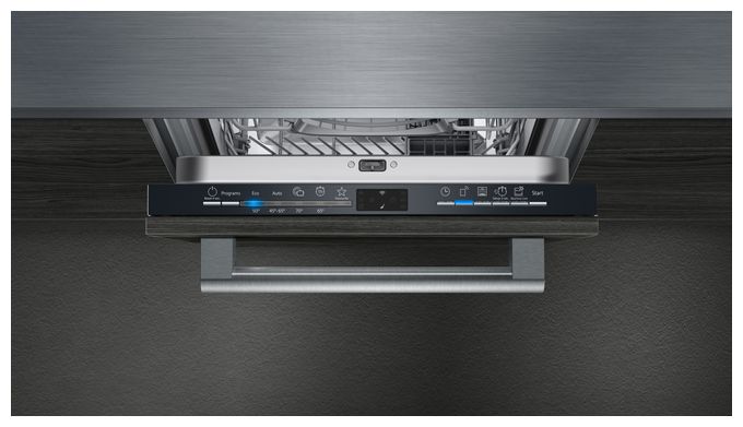 45 cm Geschirrspüler vollintegriert (ohne Front) Leise 9 Maßgedecke aquaStop Funktion iQ100 SR61IX05KE 