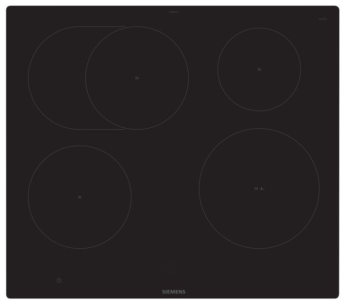 Induktions Kochfeld/Herdplatte 4 Zone(n) iQ300 EH601LFC1E autarkes 60cm 