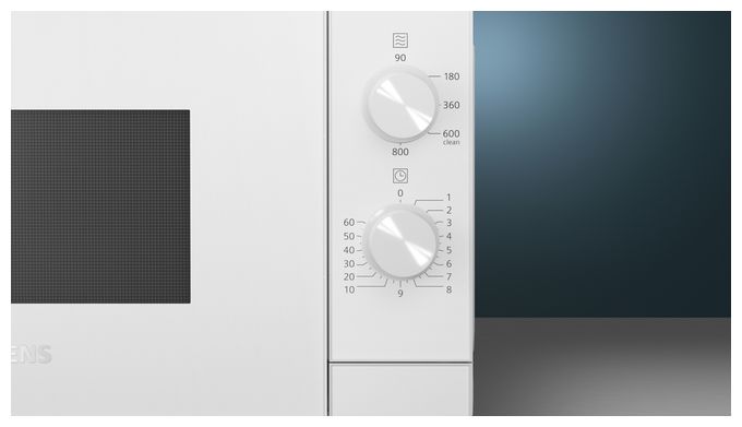 Freistehende Mikrowelle 800 W Größe: klein 5 Stufen  iQ300 FF020LMW0 (Weiß) 
