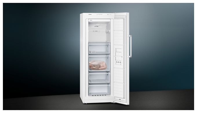 200 l Gefrierschrank 221 kWh Jahr NoFrost  iQ300 GS29NVWEP (Weiß) 