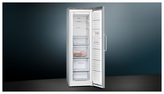 242 l Gefrierschrank 234 kWh Jahr NoFrost  iQ300 GS36NVIEP (Edelstahl) 