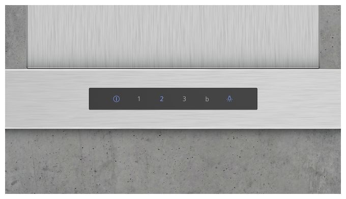 Umluft Dunstabzugshaube/Esse Wand 60 cm (Edelstahl) iQ300 LC66BBM50 