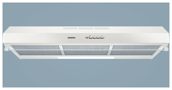 Umluft Dunstabzugshaube/Esse Wand 90 cm (Weiß) iQ300 LU93LCC20 