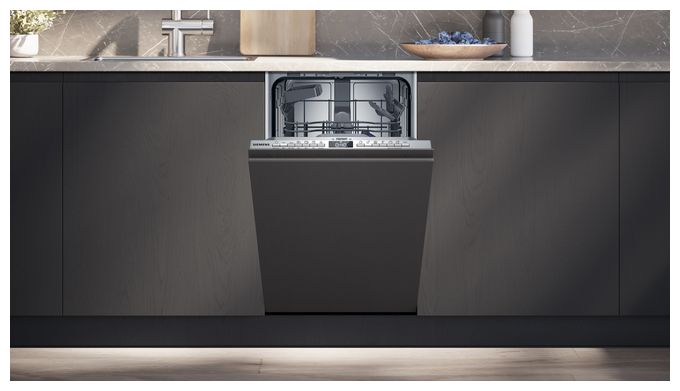 45 cm Geschirrspüler vollintegriert (ohne Front) Leise 10 Maßgedecke aquaStop Funktion Wärmetauscher iQ300 SR63EX25KE 