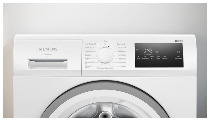 8 kg Frontlader Waschmaschine 1400 U/min aquaStop Funktion AutoClean iQ300 WM14N127 