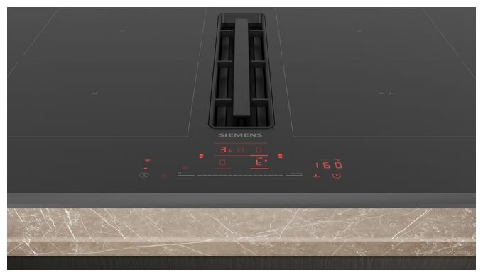 71 cm Induktionskochfeld 4 Kochzonen mit integriertem Dunstabzug iQ500 ED751HQ26E autarkes 