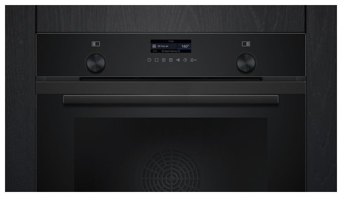 Einbaubackofen groß AutoClean (Schwarz) iQ500 HB279GBB3 