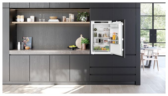 136 l 88 cm Einbaukühlschrank EEK: D 74 kWh Jahr iQ500 KI21RADD1 