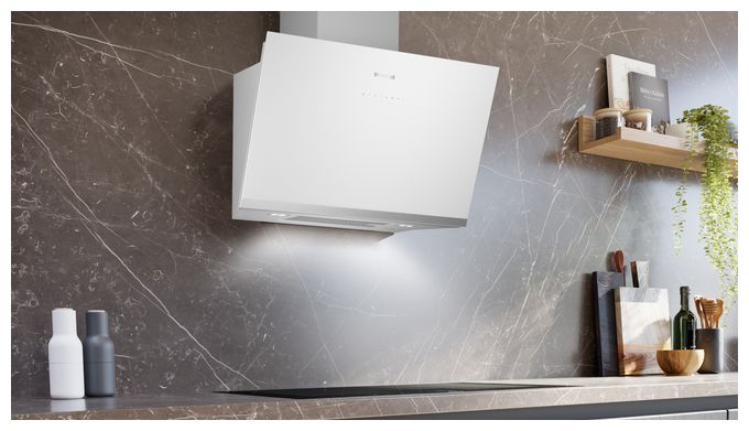 Abluft/Umluft Dunstabzugshaube/Esse Wand 80 cm (Weiß) iQ500 LC81KAN20 