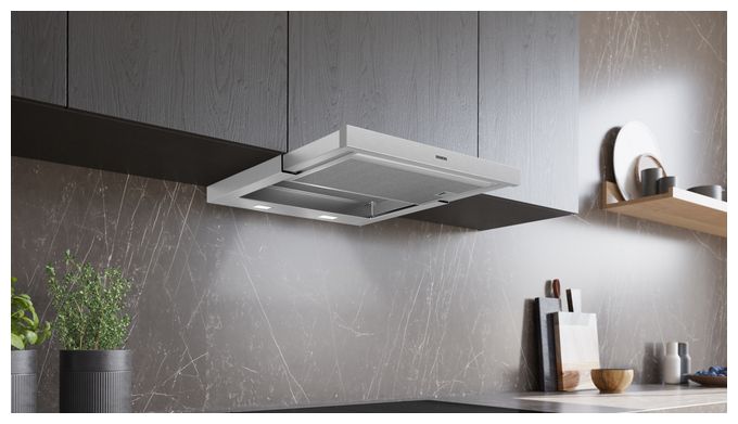 Abluft/Umluft Dunstabzugshaube/Esse Einbau 60 cm (Edelstahl) iQ500 LI67RA561 