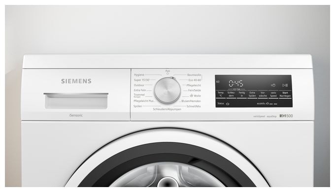 9 kg Frontlader Waschmaschine 1400 U/min aquaStop Funktion iQ500 WU14UT42 