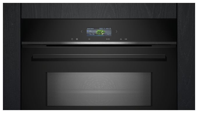 Einbaubackofen kompakt Mikrowelle iQ700 CM724G1B1 