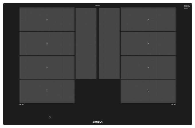 Induktions Kochfeld/Herdplatte 4 Zone(n) iQ700 EX801LYC1E autarkes 80cm 
