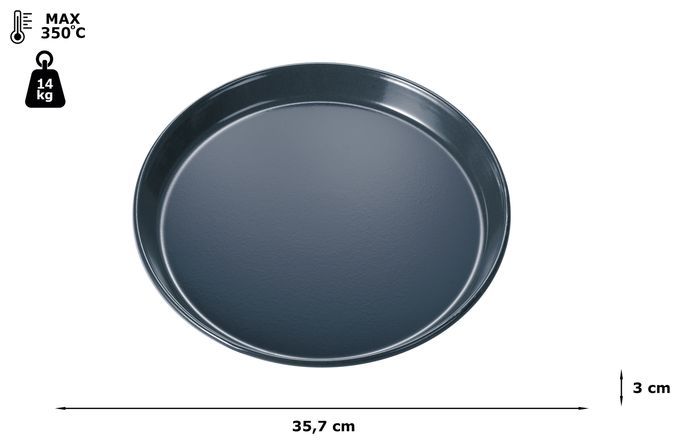 Siemens HZ617000 Pizzaform 35cm emailiert spülmaschinenfest 