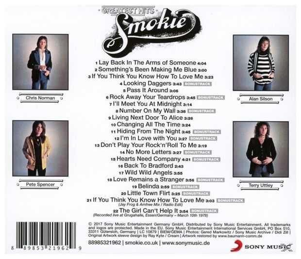 Smokie - Greatest Hits Vol.1 "White" (New Extended Version 
