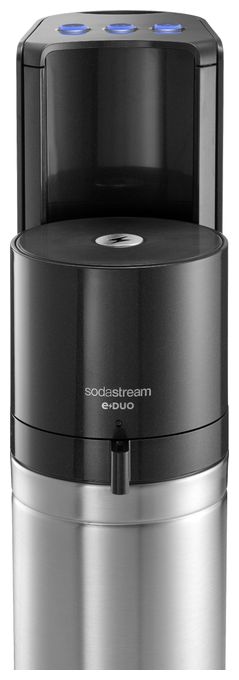 Wassersprudler  E-Duo (Schwarz, Edelstahl) 