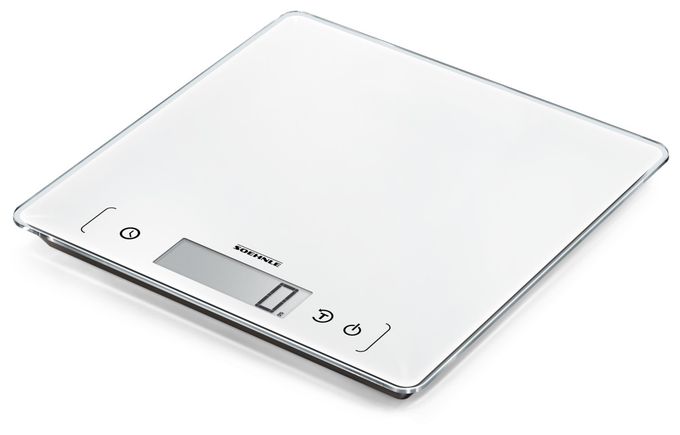 Elektronische Küchenwaage bis 10 kg Genauigkeit 1 g  61505 Page Comfort 400 (Weiß) 