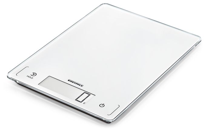 Elektronische Küchenwaage bis 20 kg Genauigkeit 1 g  61507 Page Profi 300 (Weiß) 