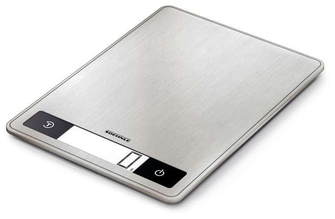 Elektronische Küchenwaage bis 15 kg Genauigkeit 1 g  61509 Page Profi 200 (Edelstahl) 