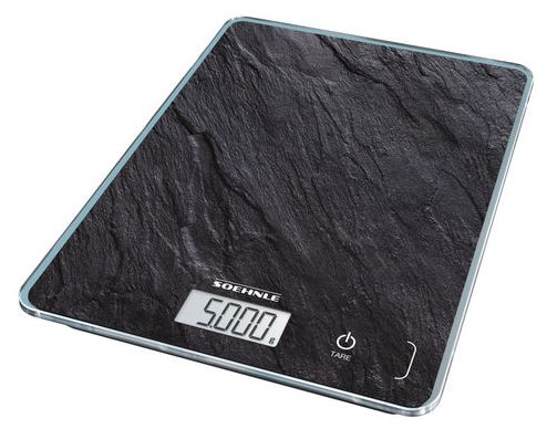 Elektronische Küchenwaage bis 5 kg Genauigkeit 1 g  61515 Page Compact 300 (Schwarz) 