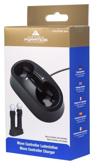 Ladestation Kabelgebunden  97055 Move Controller Ladestation PS4 (Schwarz) 