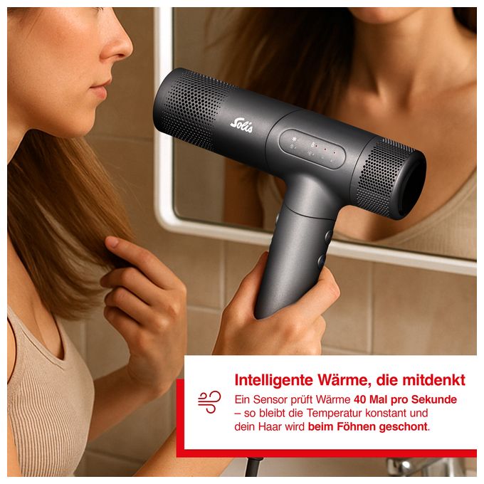Haartrockner 1600 W  3809 AirVolution 280SE (Anthrazit) 