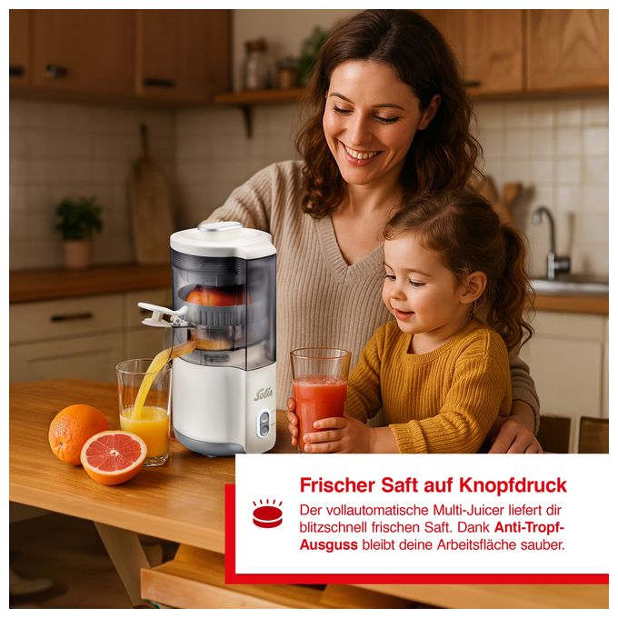 100 W  8455 Multi-Juicer Entsafter (Weiß) 