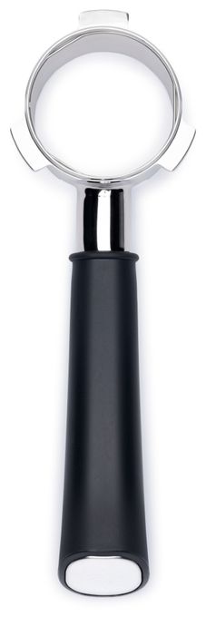 Filtergriff  90730 Bodenloser Siebträger (Schwarz, Silber) 