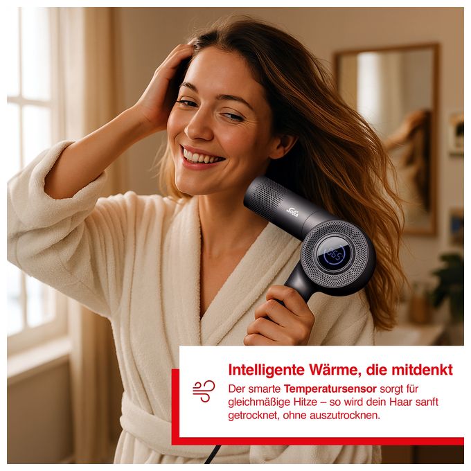 Haartrockner 1600 W  AirVolution 380 (Schwarz) 