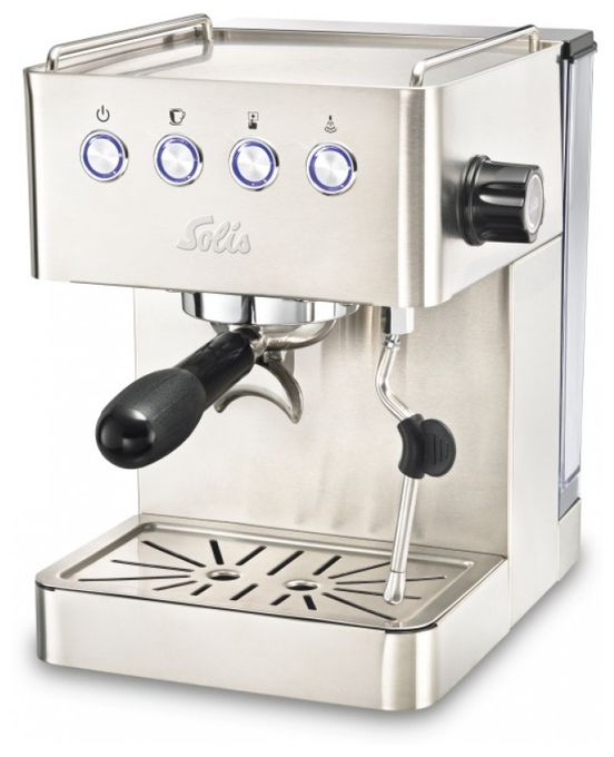 Siebträger Kaffeemaschine 15 bar 1450 W  Barista Gran Gusto (Schwarz, Edelstahl) 
