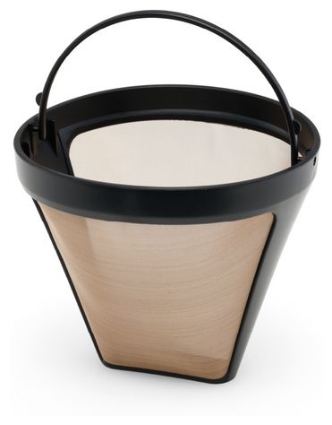 Wiederverwendbarer Kaffeefilter  S0251 Permanent Gold Filter Typ1021 (Schwarz) 