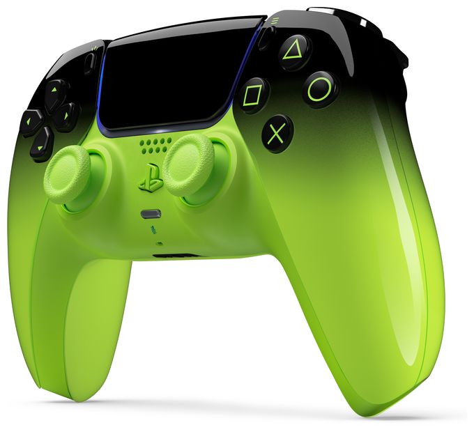 Analog / Digital Gamepad für Android, MAC, PC, PlayStation PS5, iOS  DualSense Wireless Controller (Grün, Schwarz) 