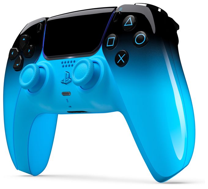 Analog / Digital Gamepad für Android, MAC, PC, PlayStation PS5, iOS  DualSense Wireless Controller (Blau, Schwarz) 