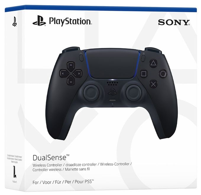 Analog / Digital Gamepad für PlayStation PS5  DualSense Wireless Controller (Schwarz) 