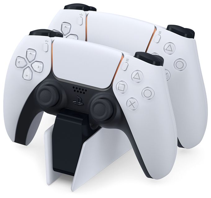 Ladestation PlayStation PS5  DualSense (Schwarz, Weiß) 