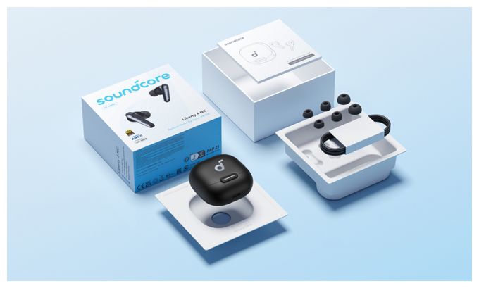 In-Ear Bluetooth Kopfhörer kabellos 10 h Laufzeit IPX4  Liberty 4 NC (Schwarz) 
