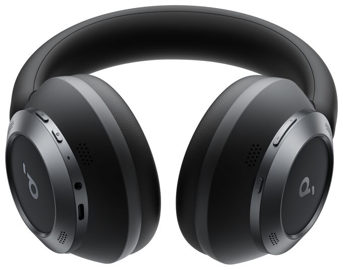 Ohraufliegender Bluetooth Kopfhörer kabellos  Space One Pro (Schwarz) 